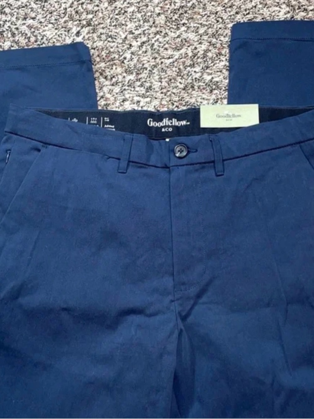 Goodfellow & Co Men's Deep Blue Chinos Size 34x30 | NWT - Picture 3 of 7